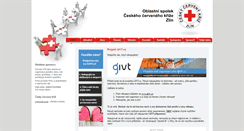 Desktop Screenshot of cervenykriz.zlin.cz
