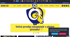 Desktop Screenshot of hokej.zlin.cz